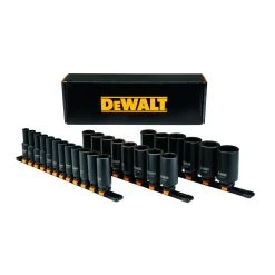 DEWALT 6-Point 1/2 IN Drive Deep Metric Impact Socket Set, 26-Piece, DWMT19242 -Tools Elegant shop sftp a s assets20210519000000050