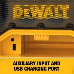 DEWALT Bluetooth Charger Radio, 12V / 20V / 60V MAX, DCR025 -Tools Elegant shop sftp a s assets20210520000000056