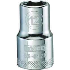 DEWALT 6-Point 1/2 IN Drive Socket, DWMT86512OSP, 12 mm
