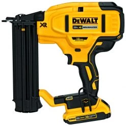DEWALT Brad Nailer Kit, 20V MAX XR, 18-Gauge, DCN680D1