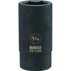 DEWALT 6-Point 3/4 Drive Deep Impact Socket, DWMT75135OSP, 1-3/16 IN