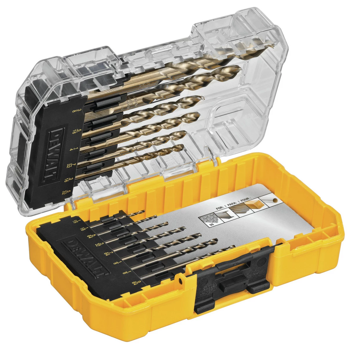DEWALT Industrial Cobalt Pilot Point Drill Bit Set, 14-Piece, DWA1240 4 DEWALT Industrial Cobalt Pilot Point Drill Bit Set, 14-Piece, DWA1240 - Image 2