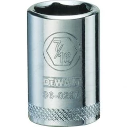 DEWALT 6-Point 1/4 IN Drive Socket, SAE, DWMT86029OSP, 7/16 IN