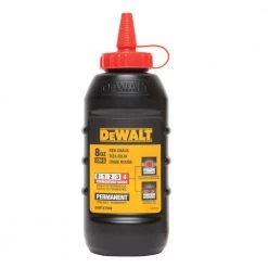 DEWALT Chalk- Red Permanent, 8 OZ, DWHT47069L