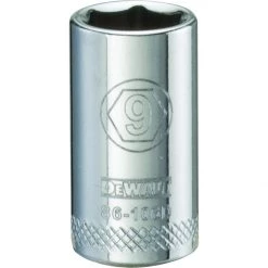 DEWALT 6-Point 1/4 IN Drive Socket, DWMT86106OSP, 9 mm