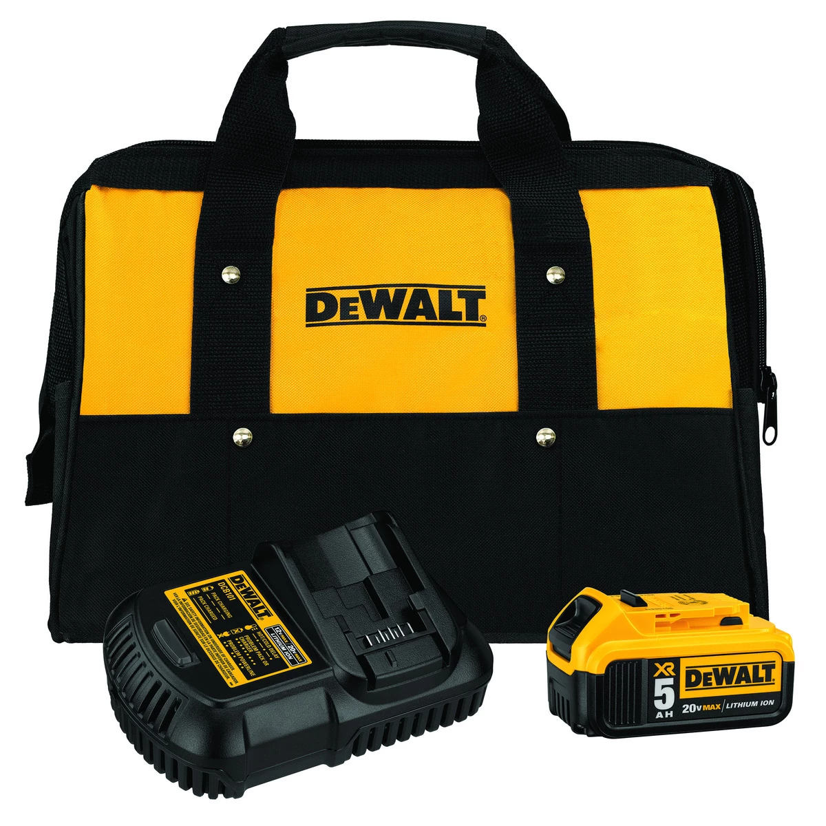 DEWALT Battery Charger Kit with Bag, 20V MAX 5.0 AH, DCB205CK 3 DEWALT Battery Charger Kit with Bag, 20V MAX 5.0 AH, DCB205CK