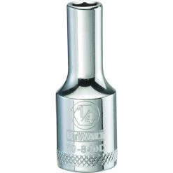 DEWALT 6-Point 3/8 IN Drive Deep Socket, SAE, DWMT70840OSP, 1/4 IN