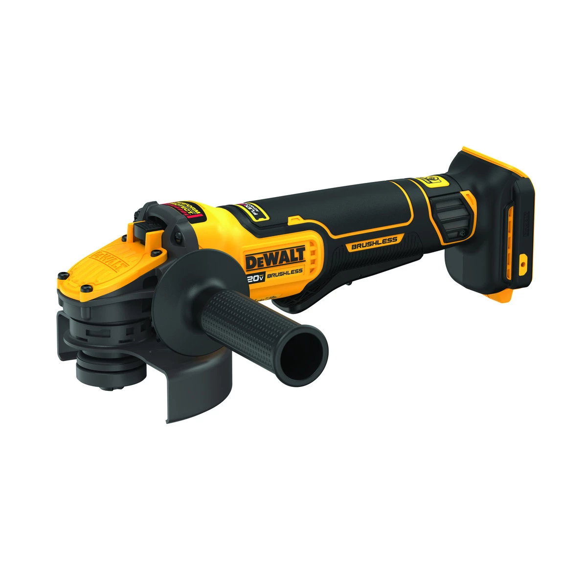 DEWALT FLEXVOLT Advantage Cordless Paddle Switch Angle Grinder (Tool Only), 20V MAX, 4-1/2 IN - 5 IN, DCG416B 5 DEWALT FLEXVOLT Advantage Cordless Paddle Switch Angle Grinder (Tool Only), 20V MAX, 4-1/2 IN - 5 IN, DCG416B - Image 3
