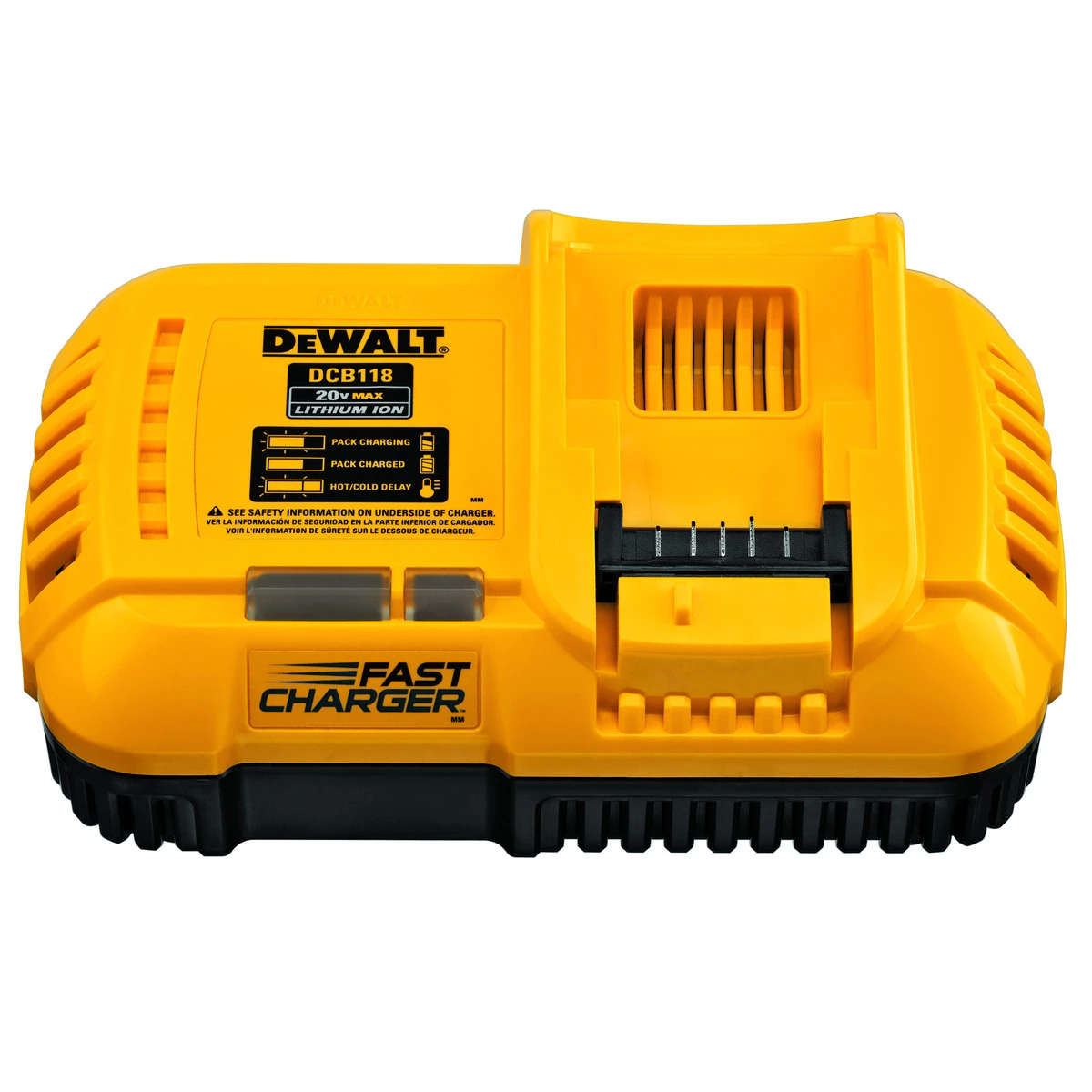 DEWALT Fan Cooled Fast Charger, 20V MAX, DCB118 3 DEWALT Fan Cooled Fast Charger, 20V MAX, DCB118