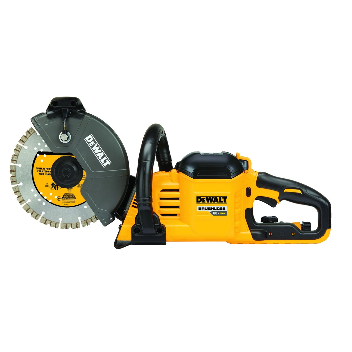 DEWALT FLEXVOLT Brushless Cut-Off Saw Kit, 60V MAX, 9 IN, DCS690X2 4 DEWALT FLEXVOLT Brushless Cut-Off Saw Kit, 60V MAX, 9 IN, DCS690X2 - Image 2