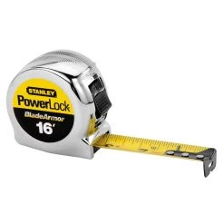 Stanley Powerlock Tape Rule Reinforced with Blade Armor Coating, 33-516, 16 FT