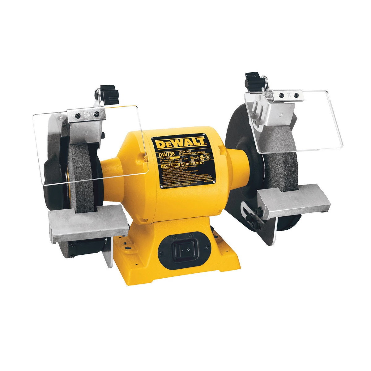 DEWALT Bench Grinder, 8 IN, DW758 3 DEWALT Bench Grinder, 8 IN, DW758