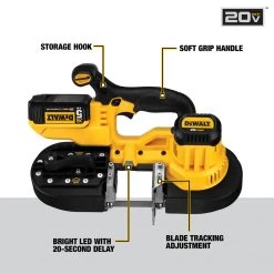 DEWALT Lithium-Ion Band Saw Kit, 20V MAX, DCS371P1 -Tools Elegant shop sftp a s assets20210527000000023