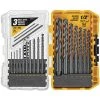 DEWALT Black Oxide Drill Bit Set, 20-Piece, DW1177 -Tools Elegant shop sftp a s assets20210527000000074