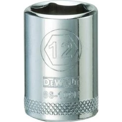 DEWALT 6-Point 1/4 IN Drive Socket, DWMT86109OSP, 12 mm