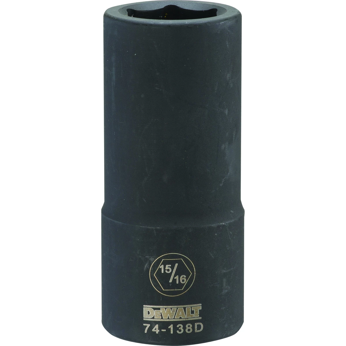 DEWALT 6-Point 3/4 Drive Deep Impact Socket, DWMT74138OSP, 15/16 IN 3 DEWALT 6-Point 3/4 Drive Deep Impact Socket, DWMT74138OSP, 15/16 IN