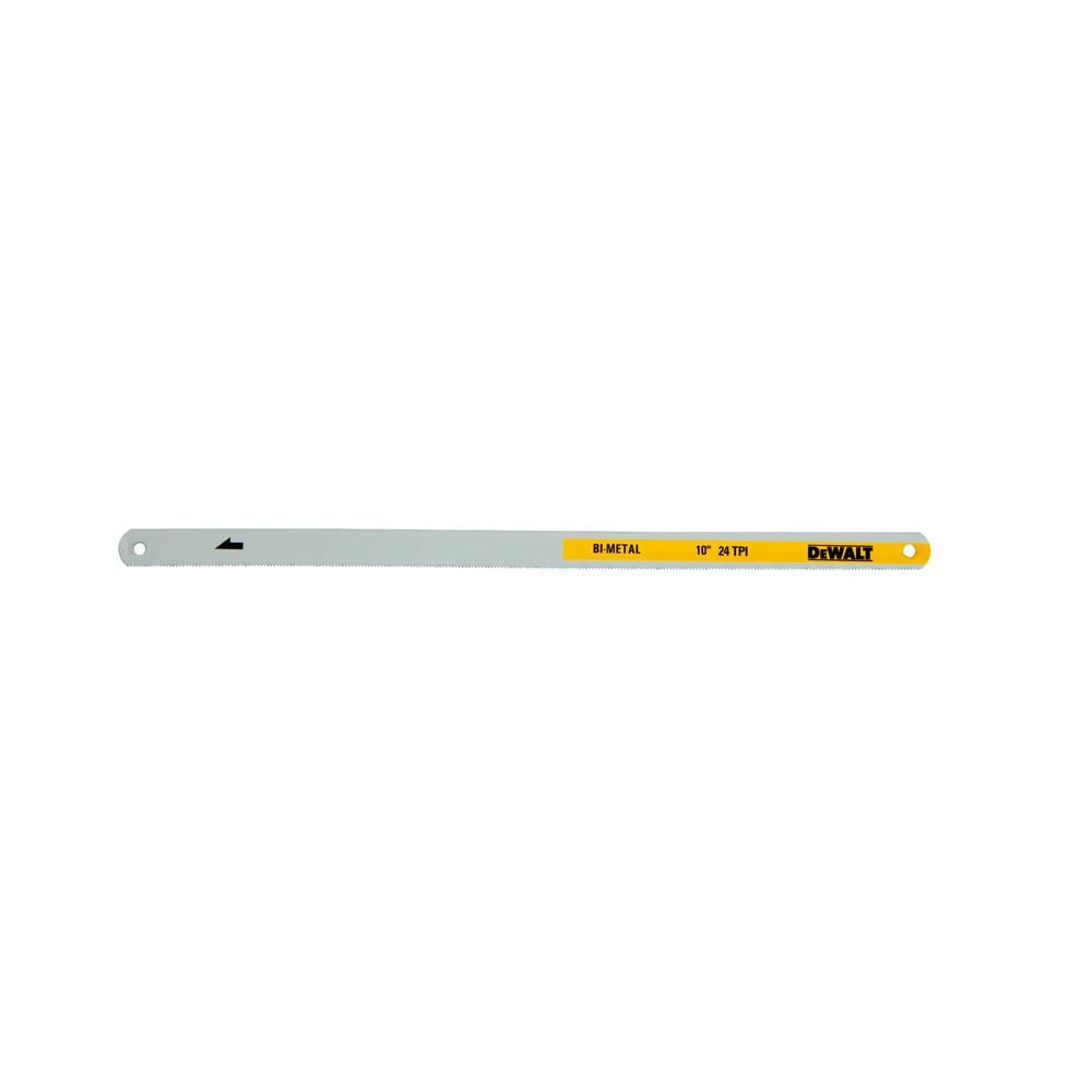 DEWALT Hacksaw Blades, 10 IN, 24 TPI, 2-Pack, DWHT20549 3 DEWALT Hacksaw Blades, 10 IN, 24 TPI, 2-Pack, DWHT20549