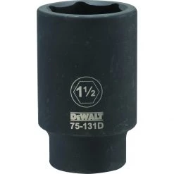 DEWALT 6-Point 3/4 Drive Deep Impact Socket, DWMT75131OSP, 1-1/2 IN
