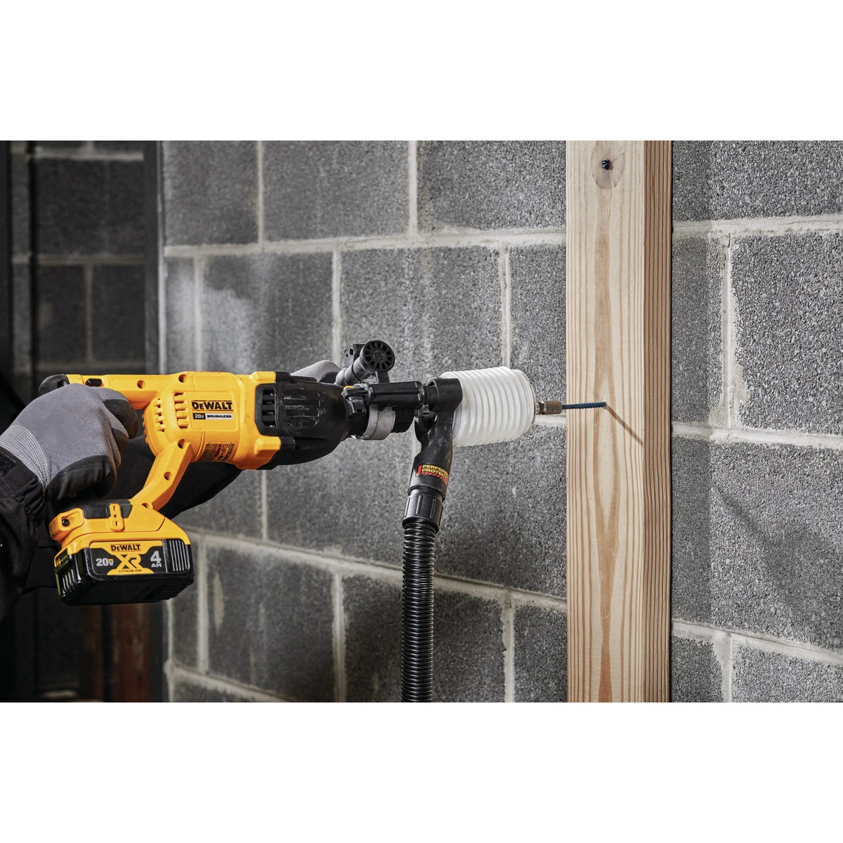DEWALT Brushless D-Handle Rotary Hammer Kit, 20V MAX XR, 1 IN, DCH133M2 7 DEWALT Brushless D-Handle Rotary Hammer Kit, 20V MAX XR, 1 IN, DCH133M2 - Image 5