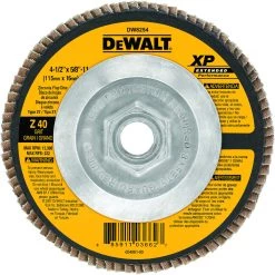 DEWALT 40 Grit XP Flap Disc, 4-1/2 IN x 5/8 IN - 11, DW8254