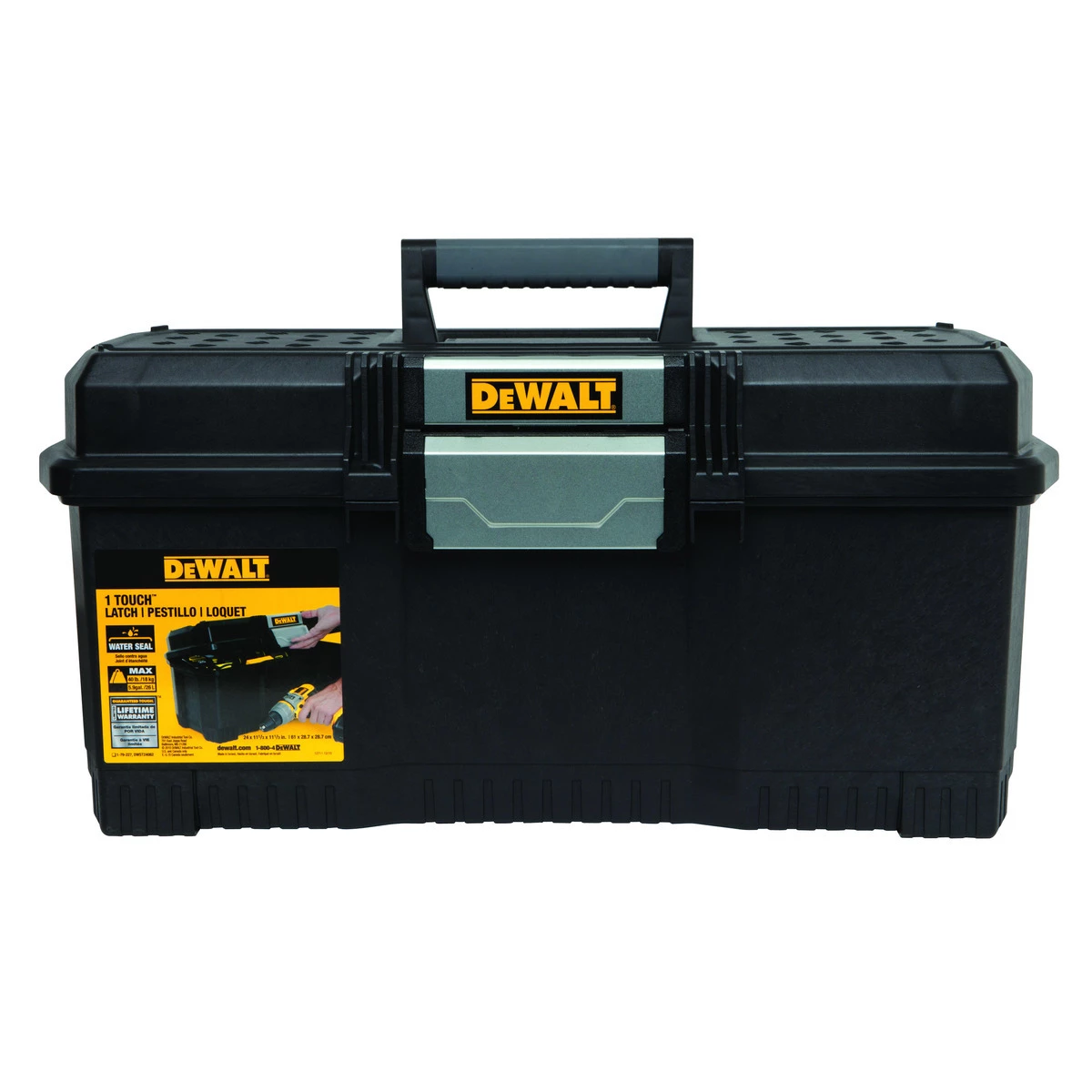 DEWALT 24 IN One Touch Tool Box, DWST24082 5 DEWALT 24 IN One Touch Tool Box, DWST24082 - Image 3