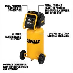 DEWALT Heavy-Duty 200 Psi Max Electric Workshop Compressor, D55168 -Tools Elegant shop sftp a s assets20210603000000090
