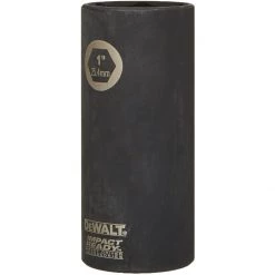 DEWALT 6-Point Deep 1/2 IN Drive Impact Socket, DW22942, 1 IN