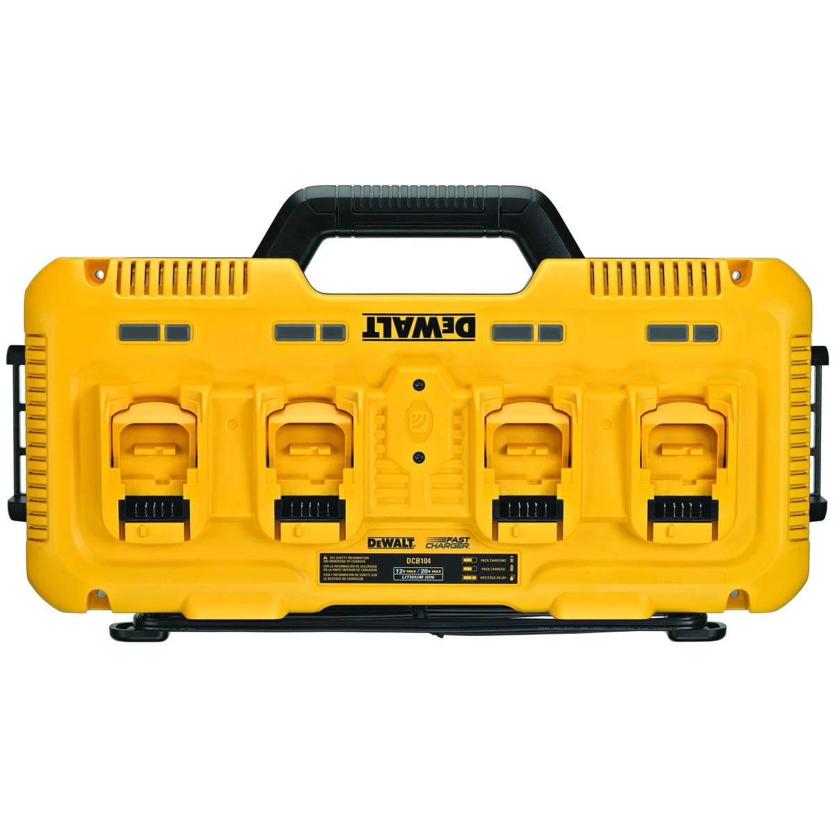 DEWALT 4 Port Fast Charger, DCB104 5 DEWALT 4 Port Fast Charger, DCB104 - Image 3