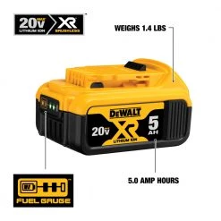 DEWALT Premium Lithium-Ion 5.0 A/H, 20V MAX XR, 2-Pack, DCB205-2 -Tools Elegant shop sftp a s assets20210604000000021