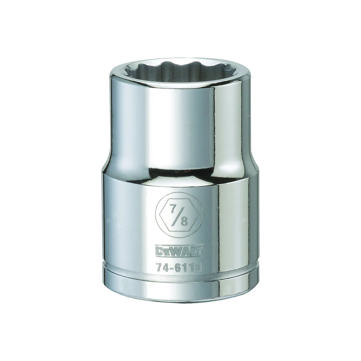 DEWALT 12-Point 3/4 IN Drive Socket, SAE, DWMT74611OSP, 7/8 IN 3 DEWALT 12-Point 3/4 IN Drive Socket, SAE, DWMT74611OSP, 7/8 IN