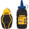 DEWALT Compact Chalk Reel with Blue Chalk, DWHT47257L