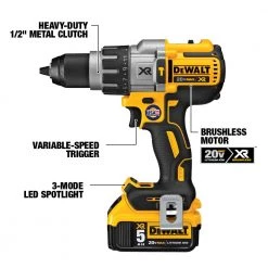 DEWALT Lithium-Ion Brushless 3-Speed Hammerdrill Kit, 20V MAX XR, DCD996P2 -Tools Elegant shop sftp a s assets20210604000000303