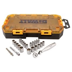 DEWALT 1/4 IN Drive Socket Set, 25-Piece, DWMT73805