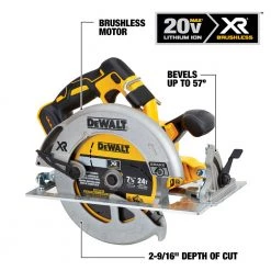 DEWALT Cordless Circular Saw - Kit, 20V MAX 7-1/4 IN, DCS570P1 -Tools Elegant shop sftp a s assets20210607000000010