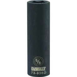 DEWALT 6-Point 1/2 Drive Deep Impact Socket, DWMT73936OSP, 5/8 IN