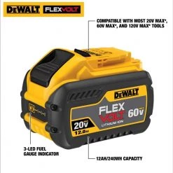DEWALT FLEXVOLT Battery, 20V / 60V MAX 12.0 AH, DCB612 -Tools Elegant shop sftp a s assets20210607000000084