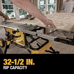 DEWALT Jobsite Table Saw, 10 IN, 32-1/2-In (82.5cm) Rip Capacity, and a Rolling Stand, DWE7491RS -Tools Elegant shop sftp a s assets20210607000000114
