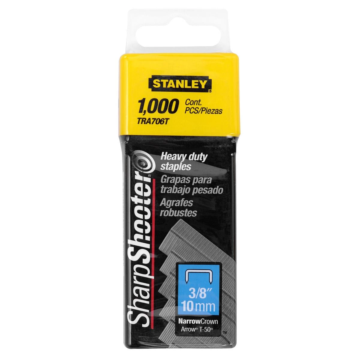Stanley Light Duty Staples, 3/8 IN, 1, 000 Units, TRA206T 3 Stanley Light Duty Staples, 3/8 IN, 1, 000 Units, TRA206T