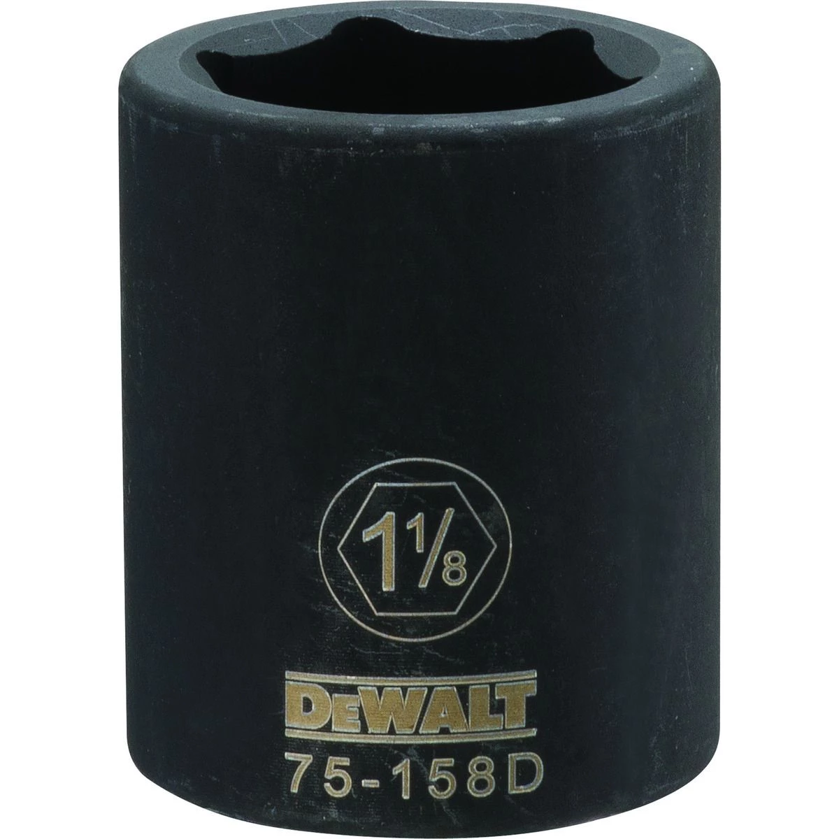 DEWALT 6-Point 3/4 Drive Standard Impact Socket, DWMT75158OSP, 1-1/8 IN 3 DEWALT 6-Point 3/4 Drive Standard Impact Socket, DWMT75158OSP, 1-1/8 IN