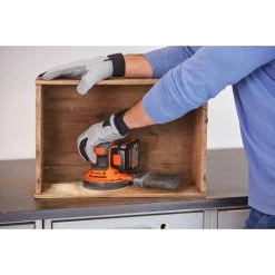 BLACK+DECKER Lithium-Ion Cordless Random Orbit Sander, 20V MAX, BDCRO20C -Tools Elegant shop sftp a s assets20210608000000180
