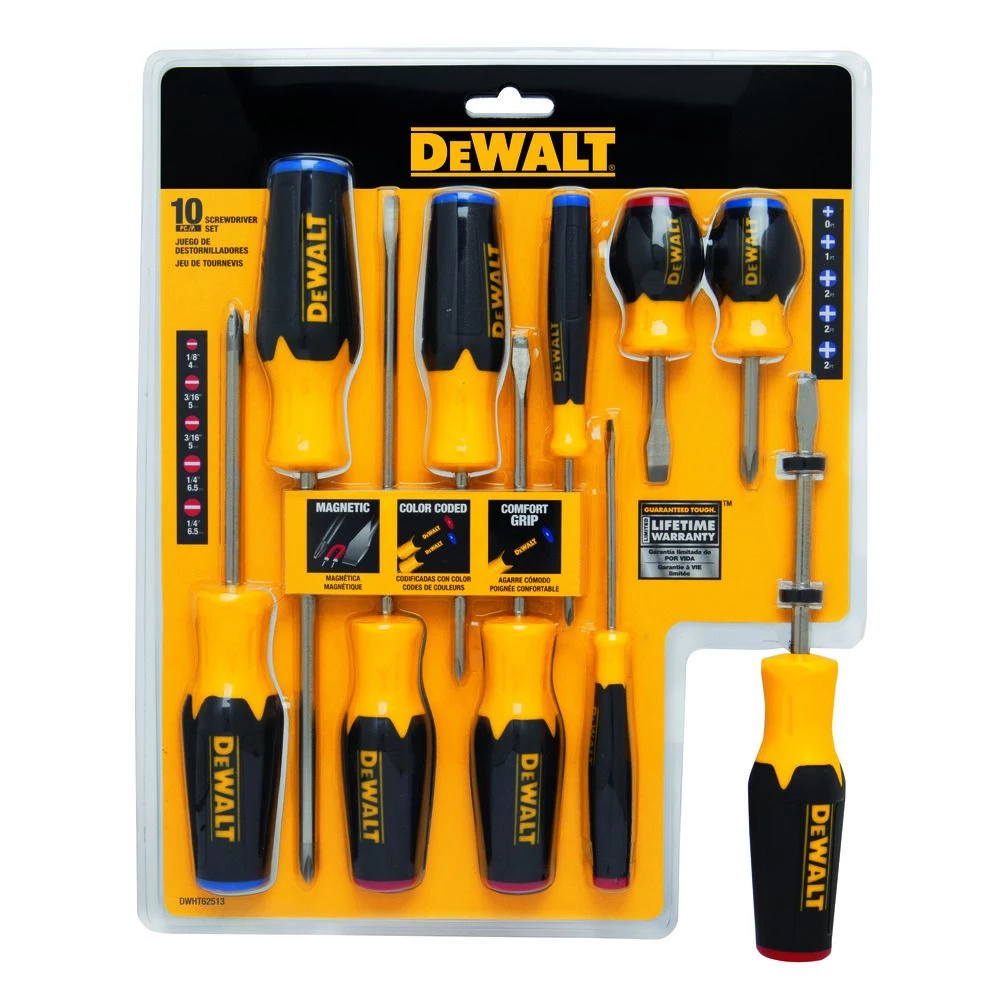 DEWALT Screwdriver Set, 10-Piece, DWHT62513L 4 DEWALT Screwdriver Set, 10-Piece, DWHT62513L - Image 2