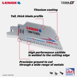 Lenox Lazer Carbide Tipped Reciprocating Saw Blade, 4 IN, 8 TPI, 2014212 7 Lenox Lazer Carbide Tipped Reciprocating Saw Blade, 4 IN, 8 TPI, 2014212 -Tools Elegant shop sftp a s assets20210609000000224