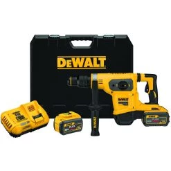 DEWALT FLEXVOLT Combination SDS Hammer Kit, Max 60V MAX, 1-9/16 IN (40 Mm), DCH481X2