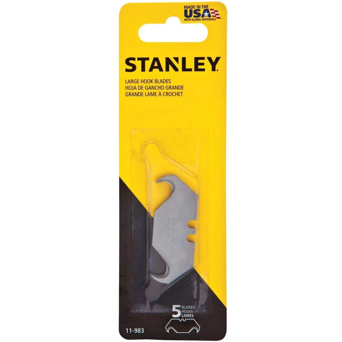 Stanley Large Hook Blades, 5-Pack, 11-983 4 Stanley Large Hook Blades, 5-Pack, 11-983 - Image 2