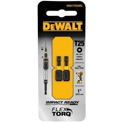 DEWALT Torx T25 Impact Ready, 1 IN 2-Pack, DWA1TX25IR2 -Tools Elegant shop sftp a s assets20210609000000299