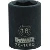 DEWALT 6-Point 1/2 IN Drive Impact Socket, DWMT75108OSP, 18 mm 1 DEWALT 6-Point 1/2 IN Drive Impact Socket, DWMT75108OSP, 18 mm -Tools Elegant shop sftp a s assets20210610000000013