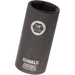 DEWALT 6-Point 3/8 Drive Deep Impact Ready Socket, DW2292, 7/8 IN
