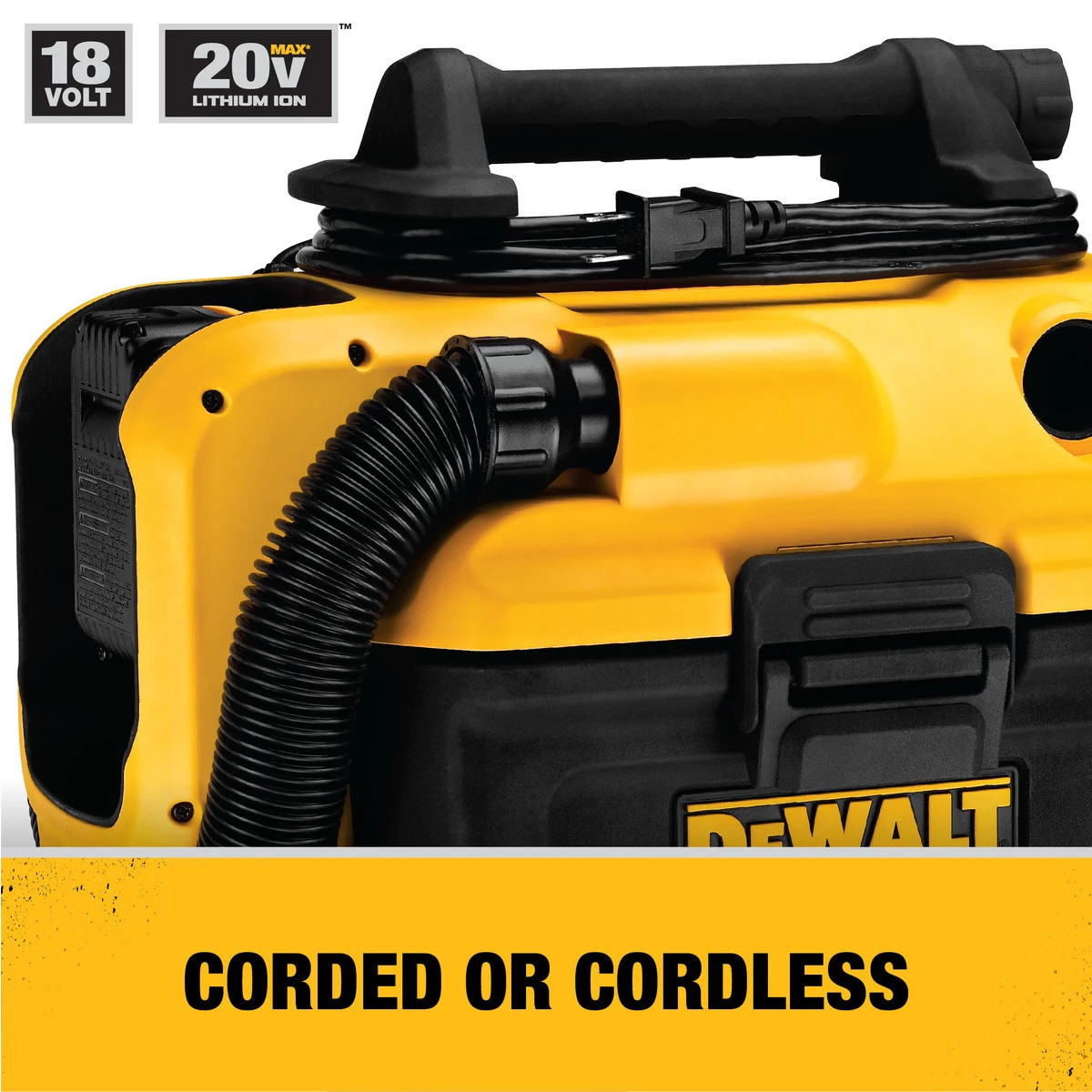 DEWALT AC / DC Wet Dry Vac, 20V MAX, DCV581H 5 DEWALT AC / DC Wet Dry Vac, 20V MAX, DCV581H - Image 3