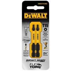 DEWALT T15 Impact Power Bit, 2 IN, 2-Pack, DWA2TX15IR2 -Tools Elegant shop sftp a s assets20210610000000072
