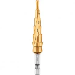 DEWALT Impact Ready Step Drill Bit, 3/16 IN To 1/2 IN, DWA1784IR